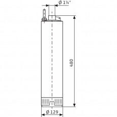 Скважинный насос Wilo TWI5-305EM-FS