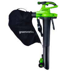 Воздуходув-пылесос аккумуляторный Greenworks GD40BVII 40В
