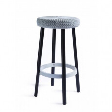 Стул барный уличный Keter Cozy bar stool (Коузи Бар), белый