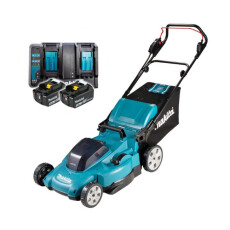 Газонокосилка аккумуляторная MAKITA LXT DLM538CT2