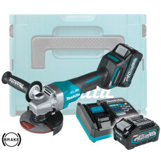 Аккум. углошлифмашина MAKITA XGT GA 012 GM 201 (2 АКБ 4Ач + ЗУ)