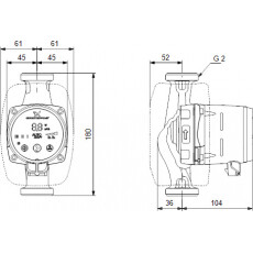 Циркуляционный насос Grundfos Alpha2 32-40 180 (98520750)