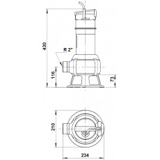 Погружной насос Grundfos Unilift AP35B.50.06.1.V