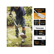 Лопата штыковая телескопическая прямая Xact FISKARS (1066733)