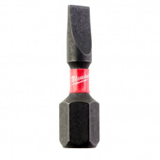 Бита ударная MILWAUKEE SHOCKWAVE SL0,6x4,5 25 мм (2 шт.)