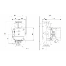 Циркуляционный насос Grundfos ALPHA1 L 15-40 130 (99160550)