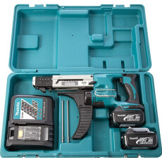 Аккумуляторный магазинный шуруповерт Makita DFR550RFE в чем. (2 АКБ 3Ач + ЗУ)