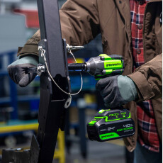 Аккумуляторный ударный гайковерт Greenworks IW5500K5 24В (АКБ 5Ач + ЗУ)