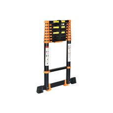 Лестница телескопическая 1-секц. алюм. 590см, 15 ступ. 17кг BLACK LINE STARTUL (ST9931-059)