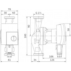 Циркуляционный насос Wilo Yonos PICO 25/1-4