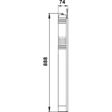 Скважинный насос Grundfos SQE 3-95