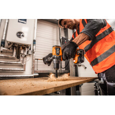 Аккумуляторная ударная дрель-шуруповерт AEG BSB18BL2-602K (2 АКБ 6Ач + ЗУ)