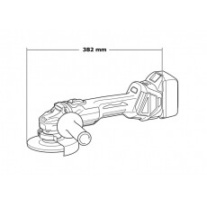 Аккум. углошлифмашина MAKITA DGA 517 Z