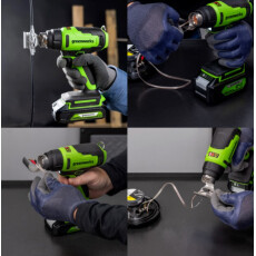 Фен строительный аккумуляторный Greenworks G24HG 24В
