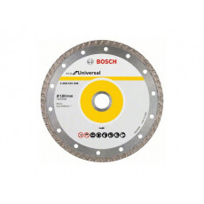 Алмазный круг 180х22 мм универс. Turbo ECO UNIVERSAL BOSCH (сухая резка)