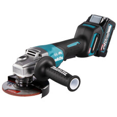 Аккум. углошлифмашина MAKITA XGT GA013GU201 в чемодане (2 АКБ 4Ач + ЗУ)