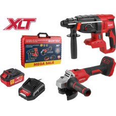 Набор аккум. инструмента WORTEX (перфоратор CRH 1824-2 + УШМ LX CAG 1812-1 E + АКБ 4А*ч + ЗУ 2А)