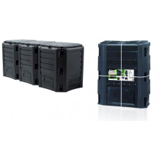 Компостер MODULE COMPOGREEN 1200л, черный