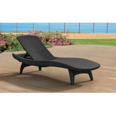 Шезлонг KETER Pacific Lounger, коричневый