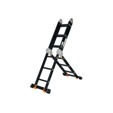 Лестница алюм. многофункц. 4х6 ступ.(332см/690см) 17кг BLACK LINE STARTUL (ST9930-06)