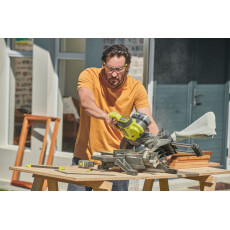 Аккумуляторная торцовочная пила RYOBI RMS18190-140G ONE+ (АКБ и ЗУ)