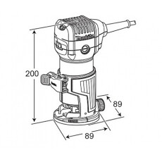 Фрезер кромочный MAKITA RT 0700 CX2