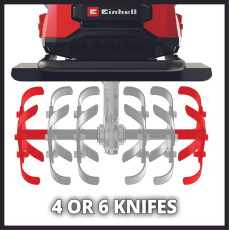 Культиватор аккумуляторный Einhell GP-CR 36/45 Li E BL- Solo