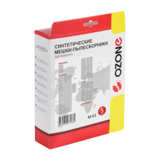 Фильтр-мешки OZONE для пылесоса MOULINEX, ROWENTA,TEFAL, 5 шт. + микрофильтр
