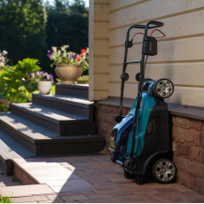 Газонокосилка аккумуляторная MAKITA LXT DLM 382 PM2 (2 АКБ 4Ач + ЗУ)