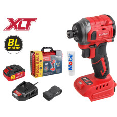 Аккум. ударный гайковерт WORTEX CWR 0218 XLT в чем. (АКБ 4Ач + ЗУ)