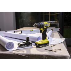 ONE + / Дрель-шуруповерт RYOBI HP RDD18C-220S (АКБ и ЗУ)