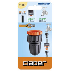 Коннектор резьбовой Claber для шланга 1/2"