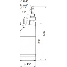 Погружной насос Grundfos SB 3-35 A
