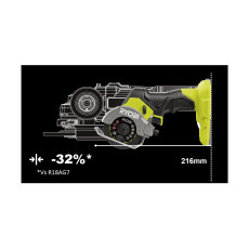 Пила циркулярная аккумуляторная RYOBI HP RCT18C-0 (без батареи)