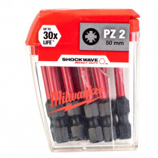 Бита ударная MILWAUKEE SHOCKWAVE PZ2 50 мм (10 шт.)