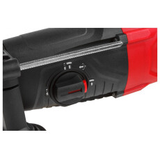 Перфоратор WORTEX RH 2629 в чемодане (БЗП, 2 зубила, 3 сверла, WORTEX BD 1213 Li, набор бит)