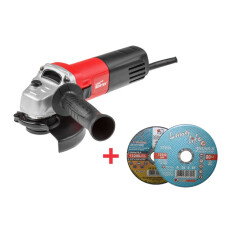 Угловая шлифмашина Wortex AG 1207-3 в кор. +  2 круга по металлу LUGAABRASIV