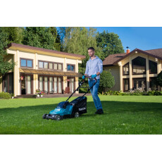 Газонокосилка аккумуляторная MAKITA LXT DLM 382 PM2 (2 АКБ 4Ач + ЗУ)