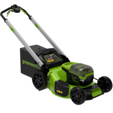 Аккумуляторная газонокосилка Greenworks 60V GD60LM51SP (2 АКБ 5 Ач + ЗУ)