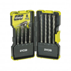Набор буров для перфоратора Ryobi RAK 08 SDS-PLUS (8 шт.)