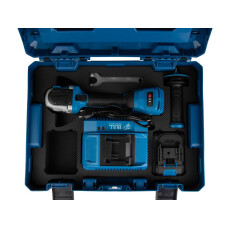 Аккум. углошлифмашина BULL CSG 1812-1 SR Xcase XLTpro (АКБ 4Ач + ЗУ)