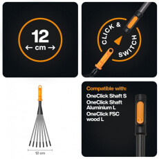 Грабли для цветов FISKARS OneClick