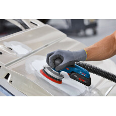 Эксцентриковая шлифмашина Solo Bosch GEX 18V-125 аккумуляторная (без АКБ и ЗУ)