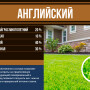 Газонная травосмесь "Английский" (Премиум линия) 1кг.