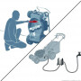 Газонокосилка бензиновая Einhell GE-PM 53 VS HW B&S