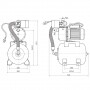 Станция водоснабжения Wilo HWJ-204-EM-50