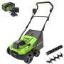 Аэратор-скарификатор аккумуляторный GREENWORKS GD40SC38IIK4