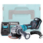 Аккумуляторная углошлифмашина MAKITA XGT GA 050 GT101 в кейсе (АКБ 5Ач + ЗУ)