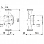 Циркуляционный насос Grundfos UP 20-30 NK (59643501)