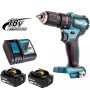 Аккумуляторная ударная дрель-шуруповерт MAKITA LXT DHP 483 RTJ MAKPAC